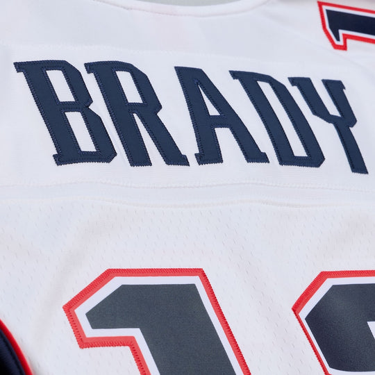 Tom Brady New England Patriots 2000 White Legacy Jersey