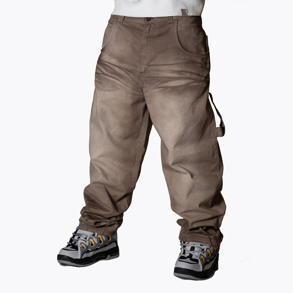 PANTALONI BAGGY UOMO THE BLUESKIN BULL FANGO CON RICAMO