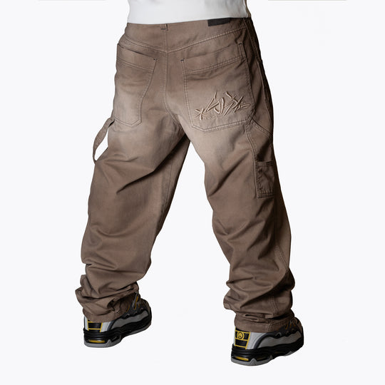 PANTALONI BAGGY UOMO THE BLUESKIN BULL FANGO CON RICAMO
