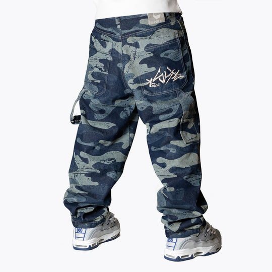 pantaloni baggy The Blueskin Laser camo