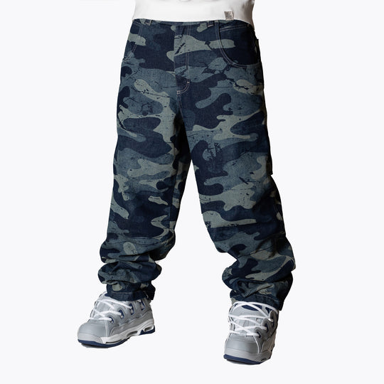 pantaloni baggy The Blueskin Laser camo