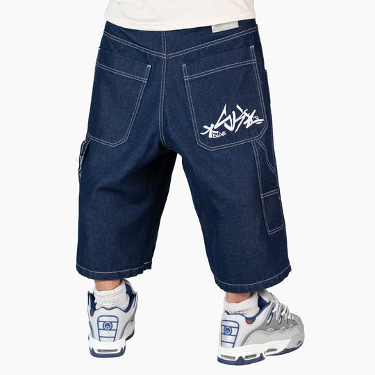 BERMUDA IN JEANS UOMO BAGGY, HIP HOP, RAP E SKATE - THE BLUESKIN