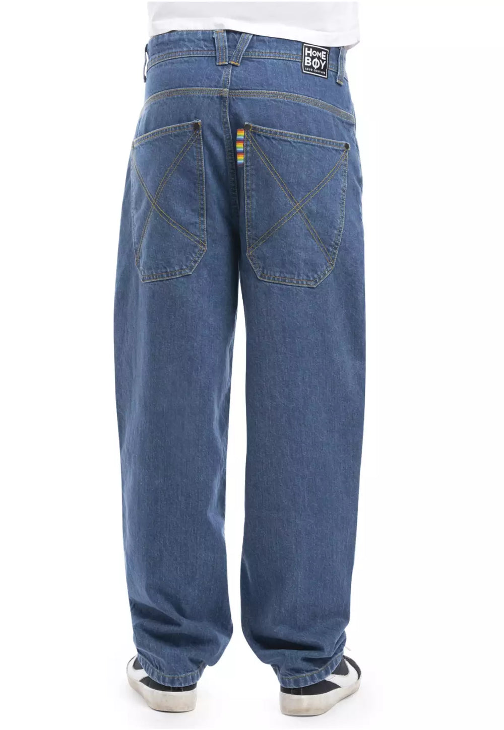 x-tra BAGGY Denim Washed Blue