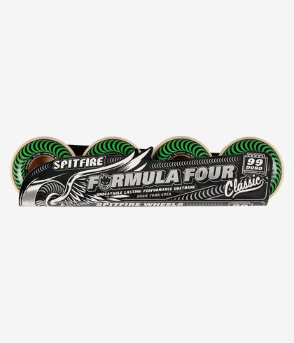 SPITFIRE FORMULA FOUR CLASSIC RUOTE (WHITE GREEN) 52MM 99A