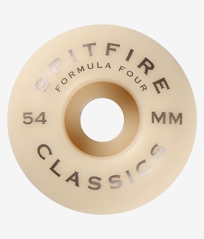 SPITFIRE FORMULA FOUR CLASSIC WHEELS (WHITE SILVER) 54MM 99A 