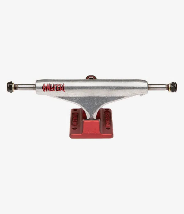 INDEPENDENT 144 STAGE 11 STANDARD DELFINO HOLLOW TRUCK (SILVER RED) 8.25"