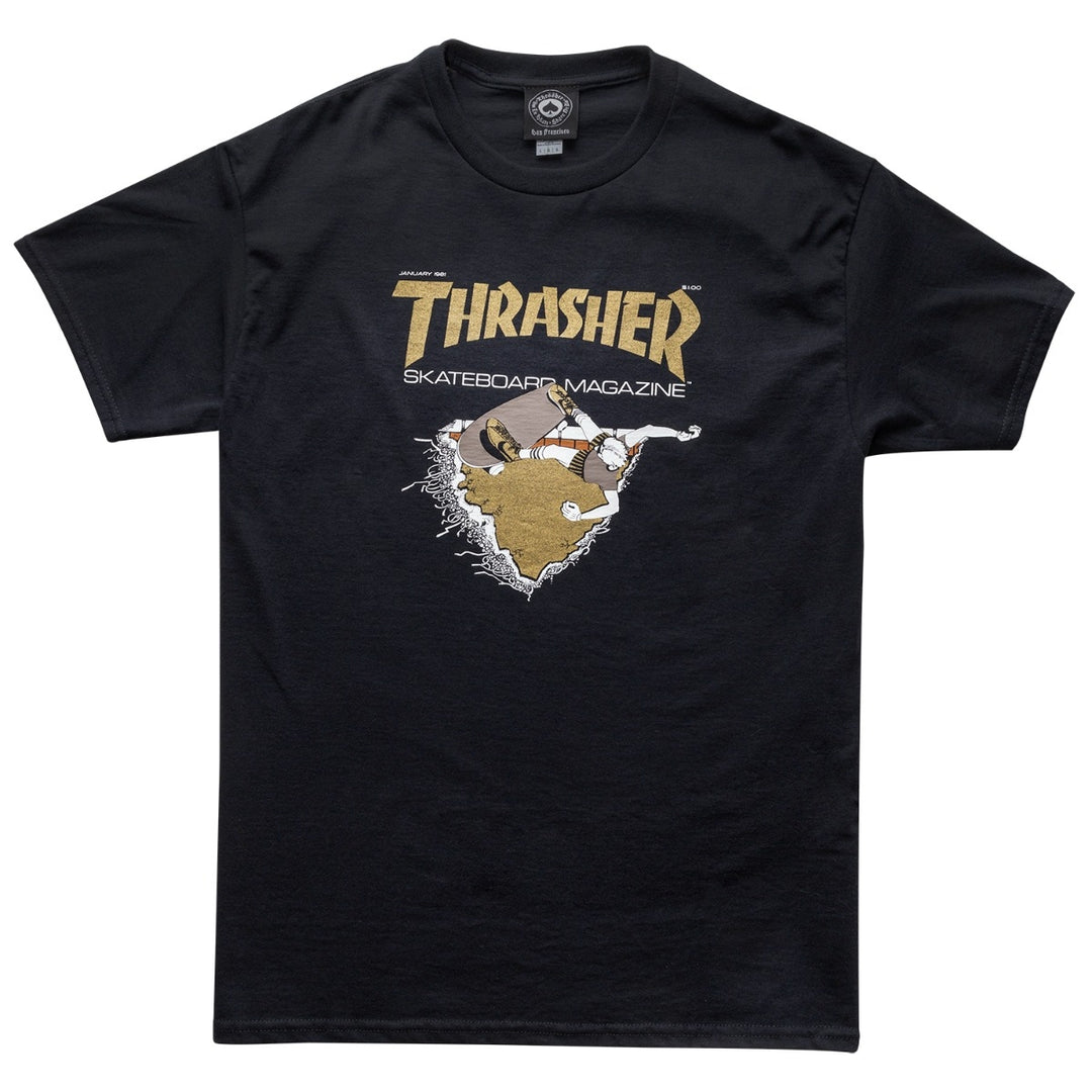 Thrasher Skategoat T-shirt Black Maglietta Skateboard Thrasher Skategoat T-shirt Black Maglietta Skateboard