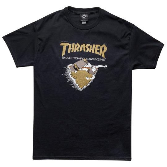 FIRST COVER T-SHIRT / BLACK & GOLD
