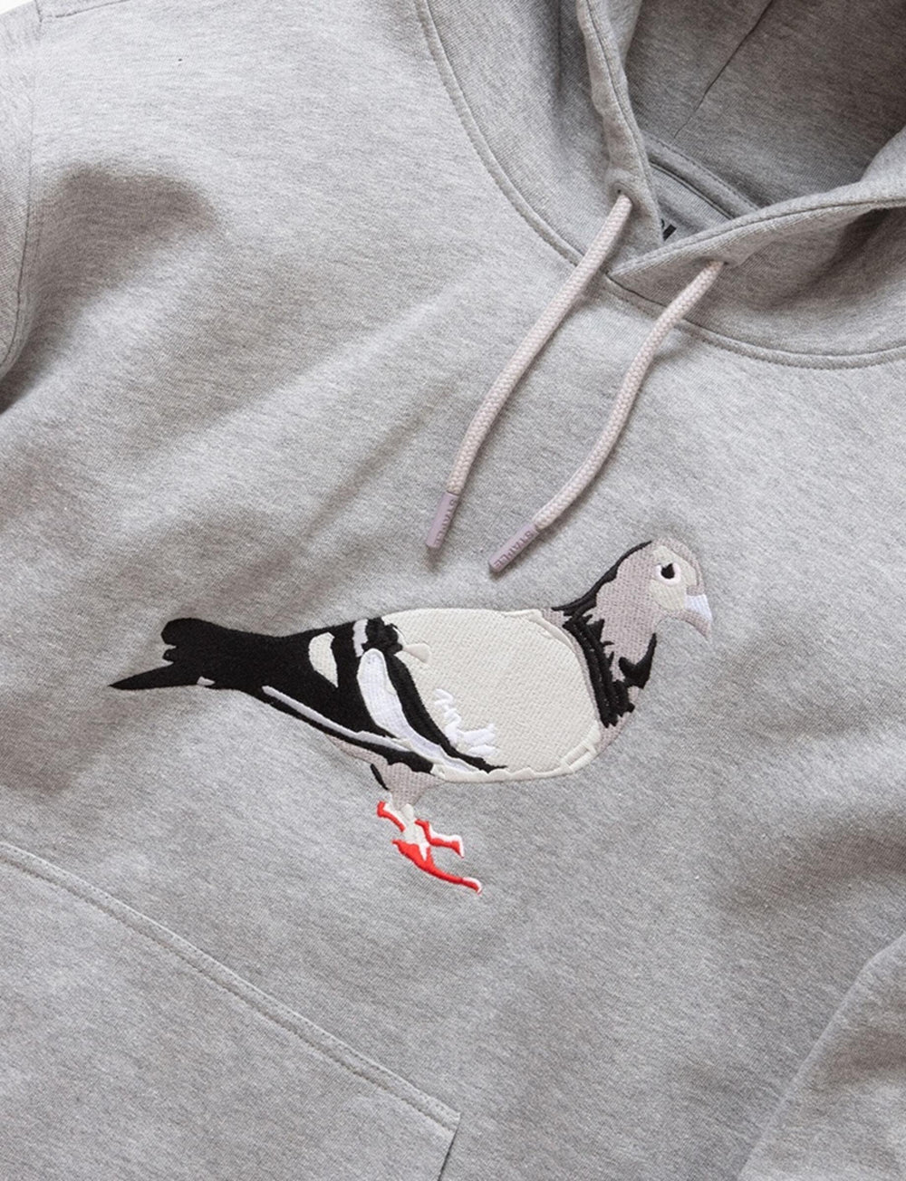 Pigeon Logo Hoodie Grey