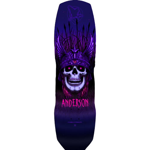 Powell Peralta Pro Andy Anderson Heron 7-Ply Maple Skateboard Deck - 8.45 x 31.8