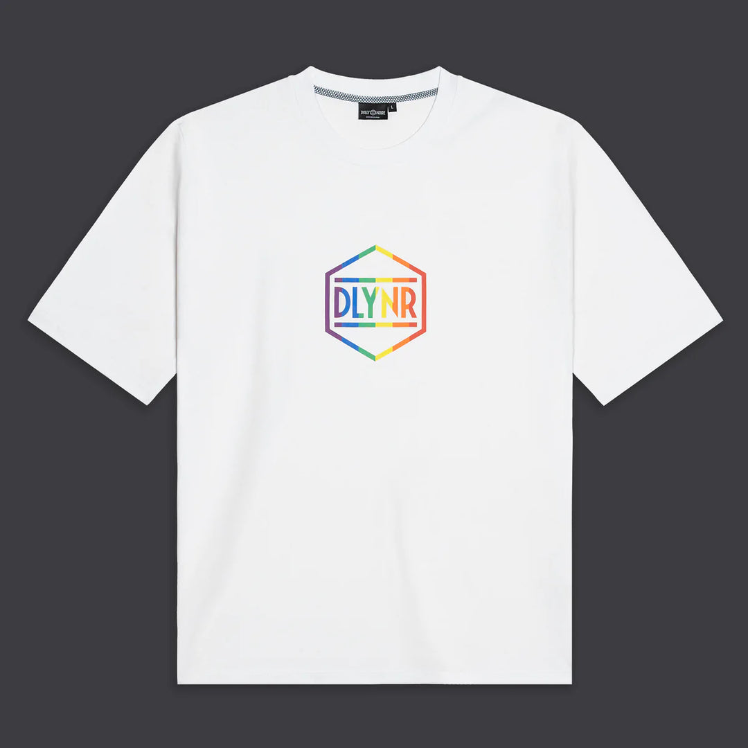 Rainbow DLYNR Logo Over Tee