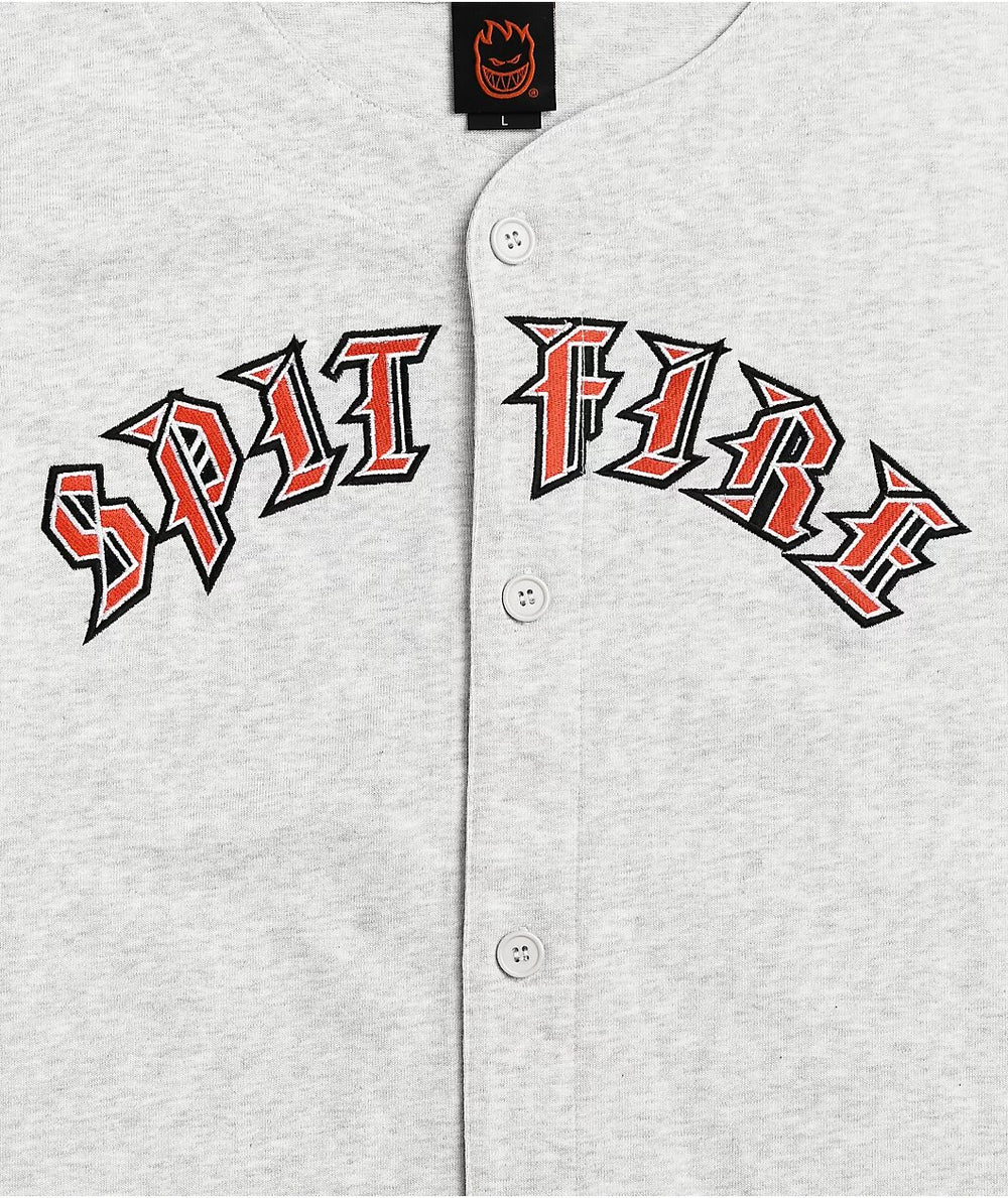Spitfire Old E Light Grey Baseball Jersey