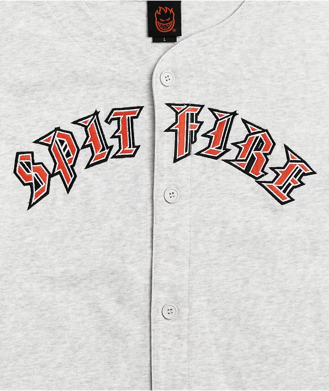 Spitfire Old And Light Gray Baseball Jersey 