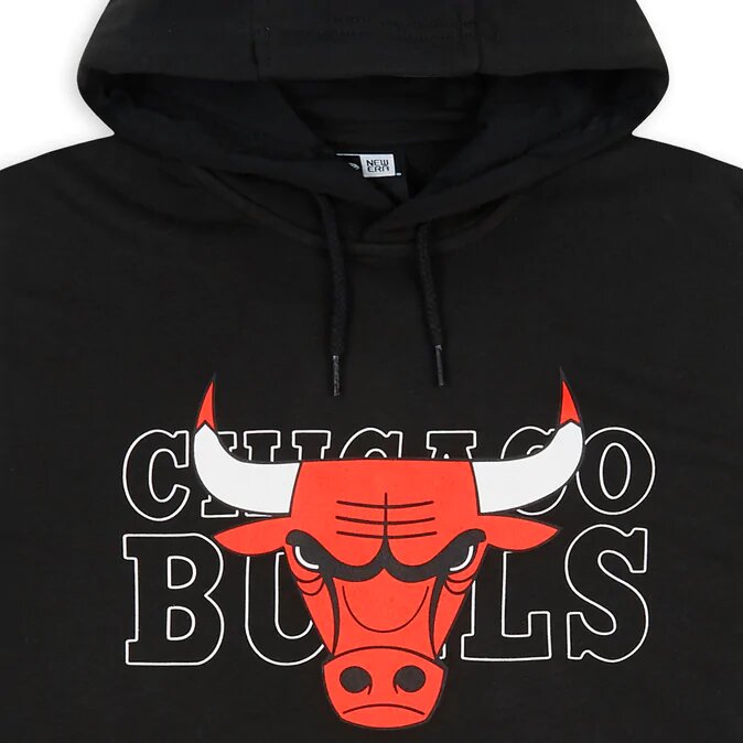 NBA Graphic Overlap Hoodie Chicago Bulls