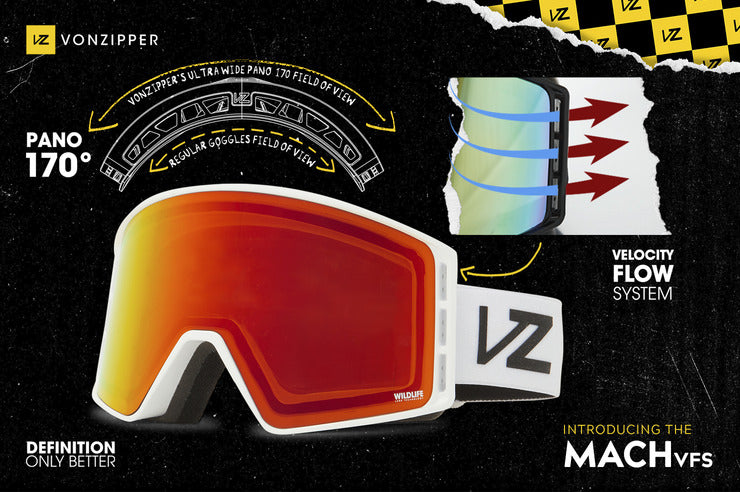 vz goggles MACH VFS SNOW GOGGLES QUASAR CHROME – La Gabbia Street Shop