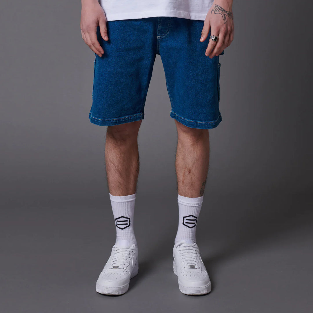 Carhartt denim 2025 carpenter shorts